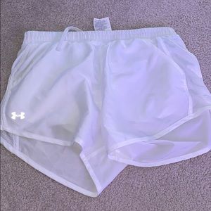 Under armour white shorts